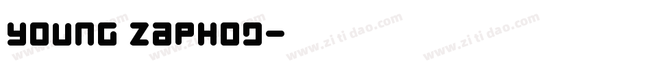 Young Zaphod字体转换